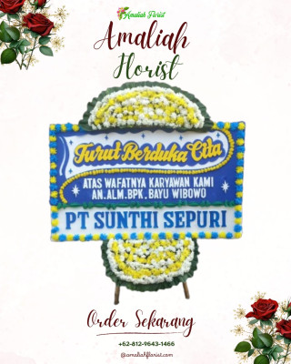 Papan Bunga Duka di Wijimulyo