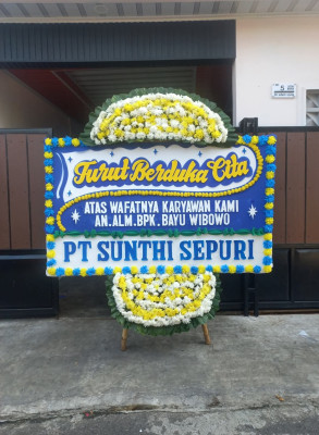 Papan Bunga Duka di Wijimulyo