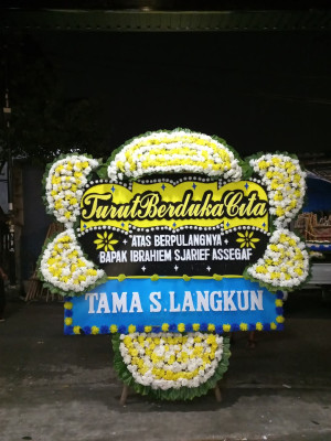 Papan Bunga Duka di Wijimulyo